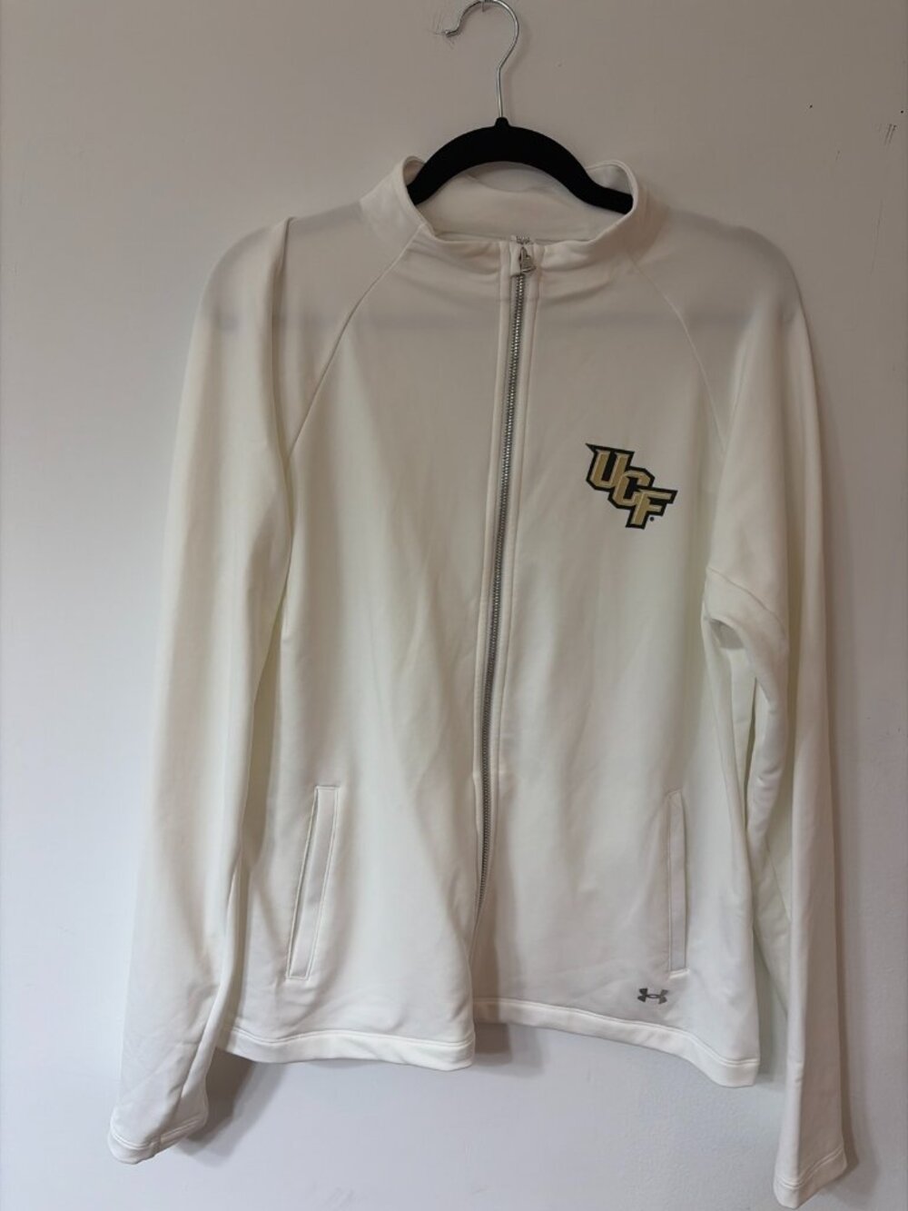 Under Armour UCF White Full Zip Jacket - Size XL